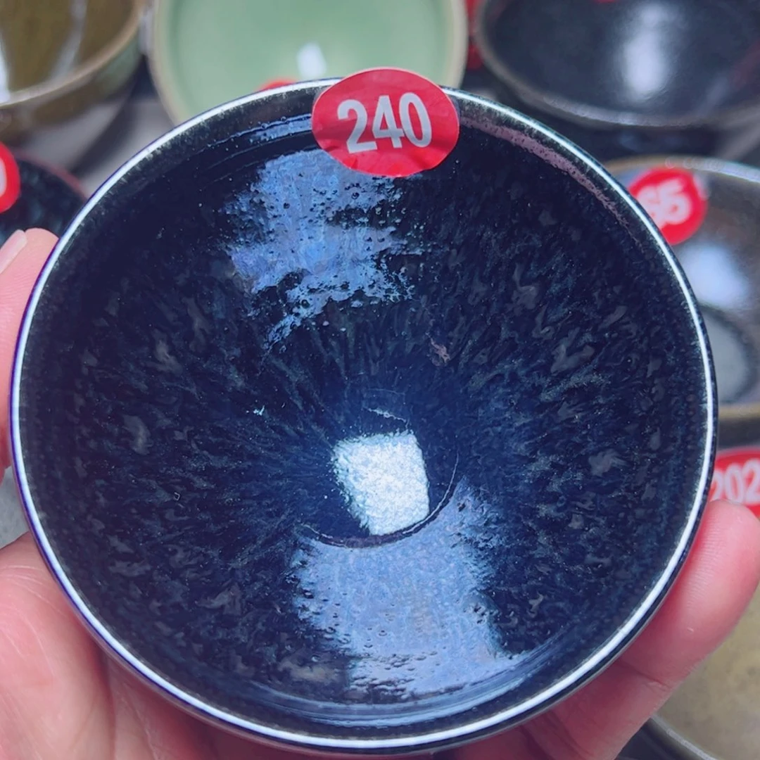 茶盏叶明龙窑柴烧茶盏