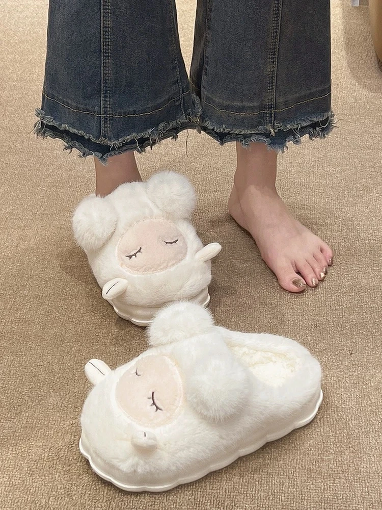 酥酥轻奢女鞋可爱甜美风舒适一脚蹬居家拖鞋