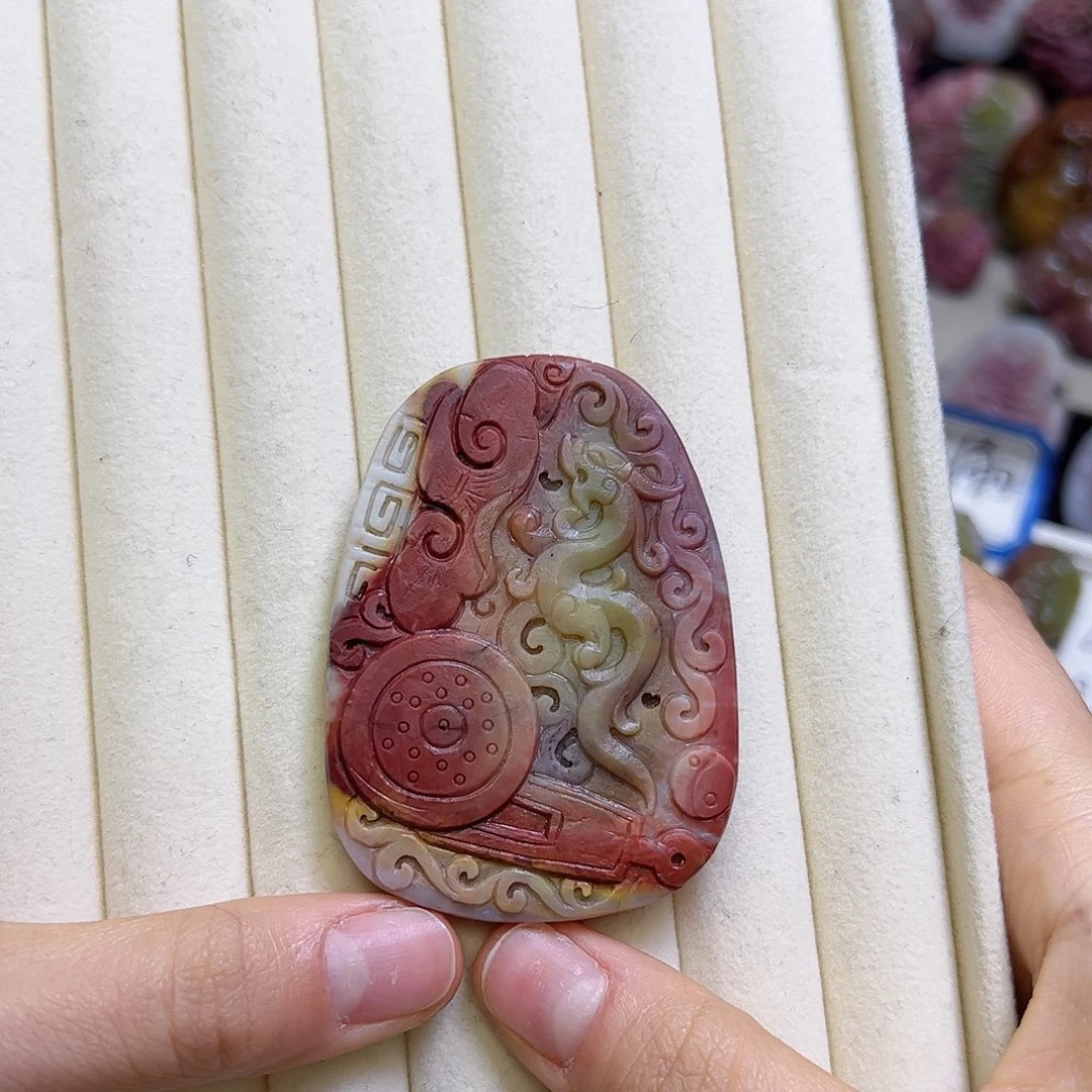 玛瑙/玉髓未镶嵌定制吊坠