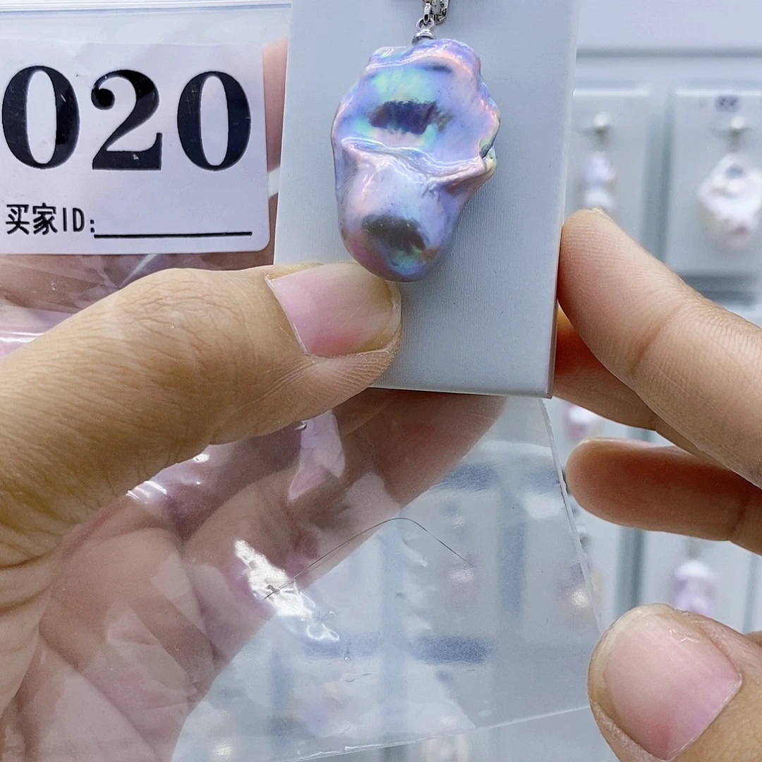 淡水珍珠颈饰钛钢