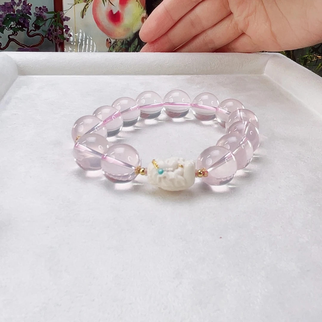 水晶手链未镶嵌水晶13.8