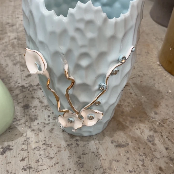 陶瓷花瓶摆件外贸出口（微瑕）