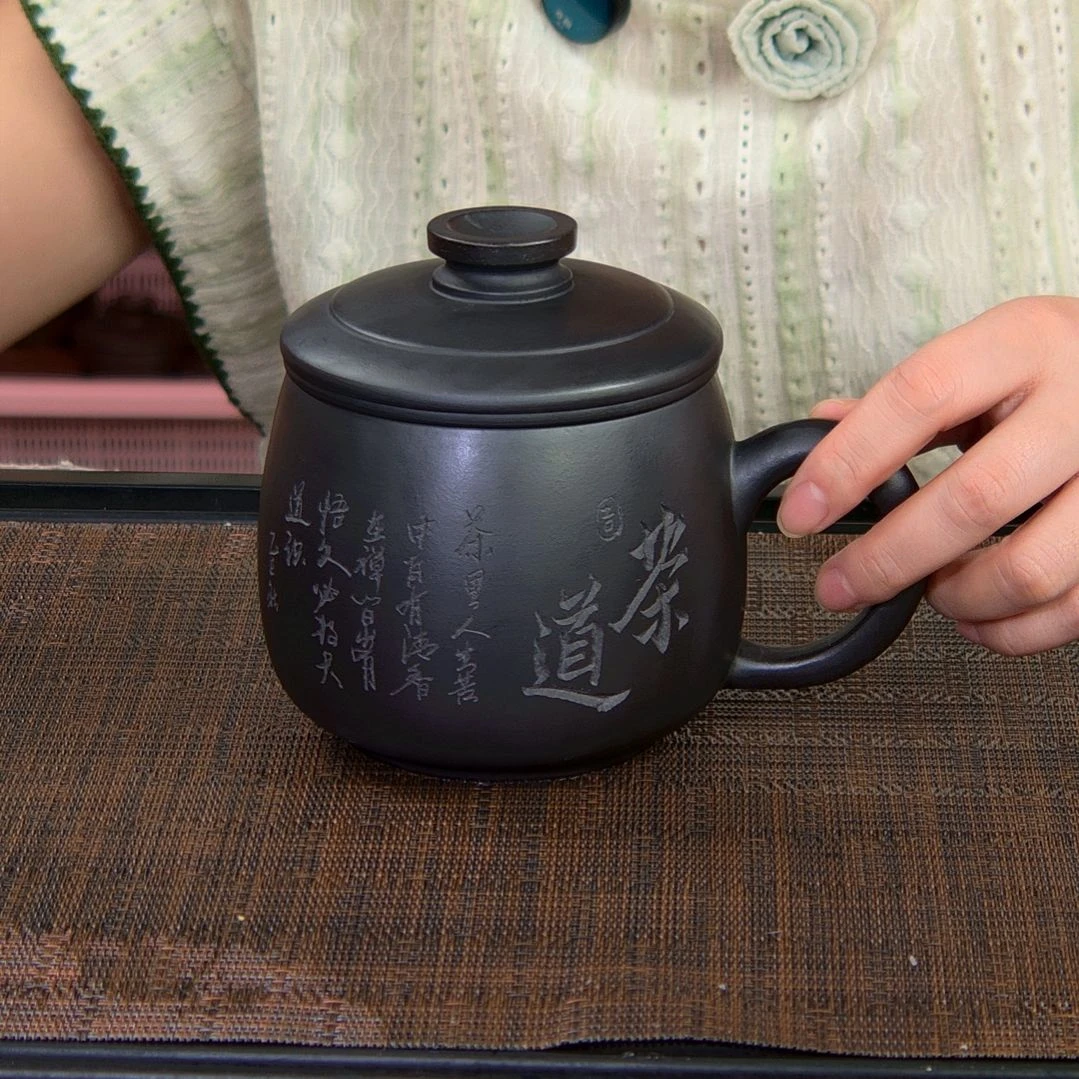 茶杯紫砂高货放漏