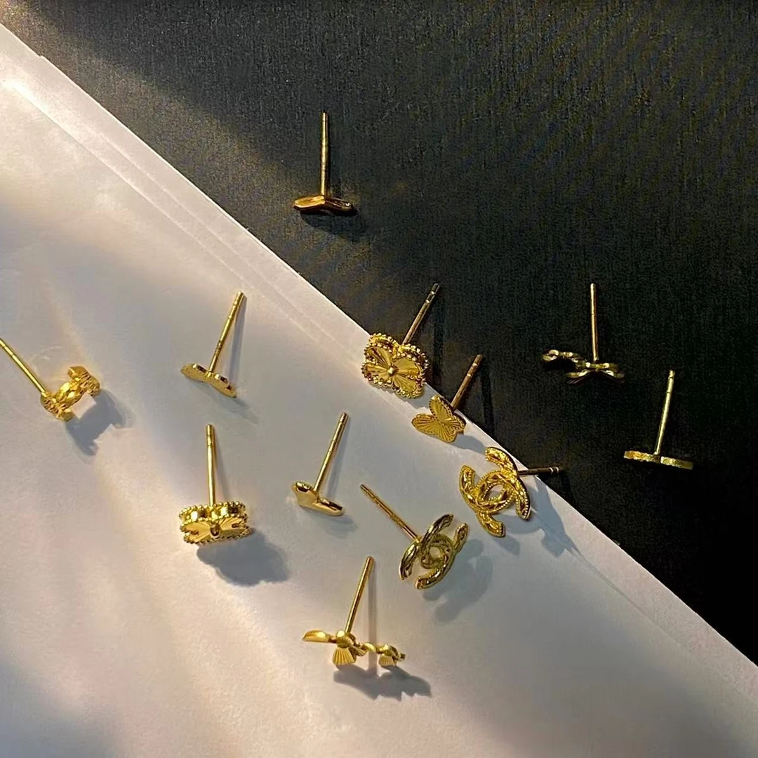 足金999黄金耳钉