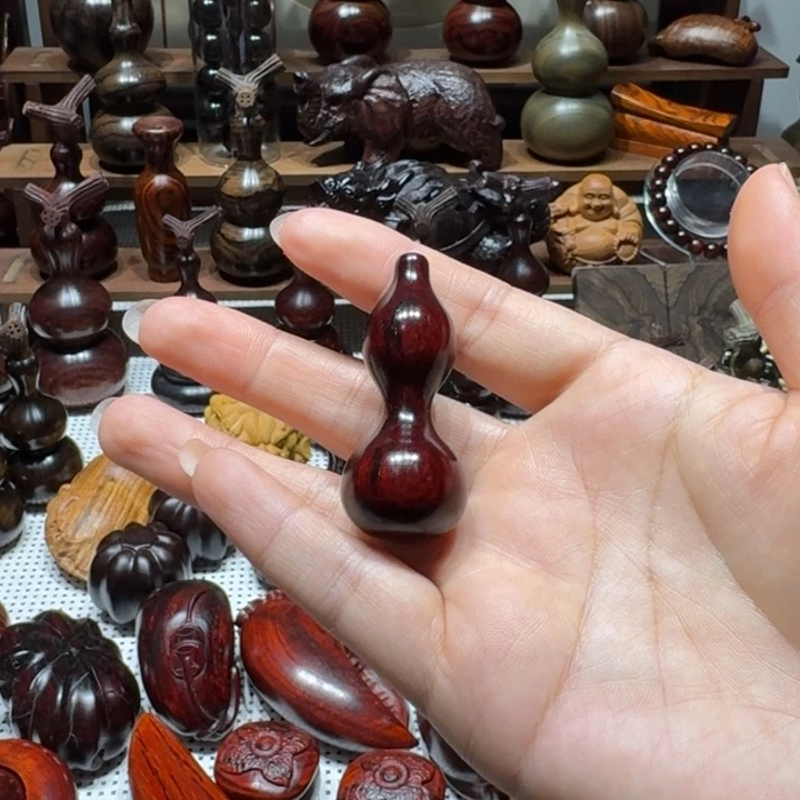 煎****木印度小叶紫檀檀香紫檀绕指柔葫芦
