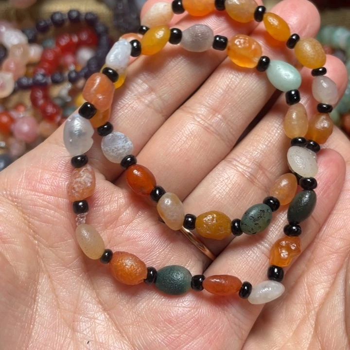 玛瑙/玉髓合金手链