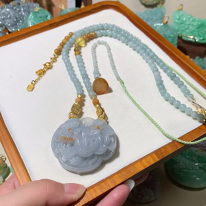 颈饰未镶嵌翡翠翡翠吊坠