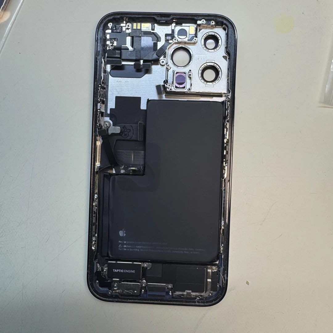 9新  苹果13promax原装拆机后壳总成全原无修蓝色