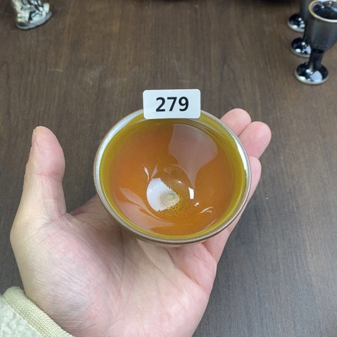 茶盏全手工原矿原釉建盏