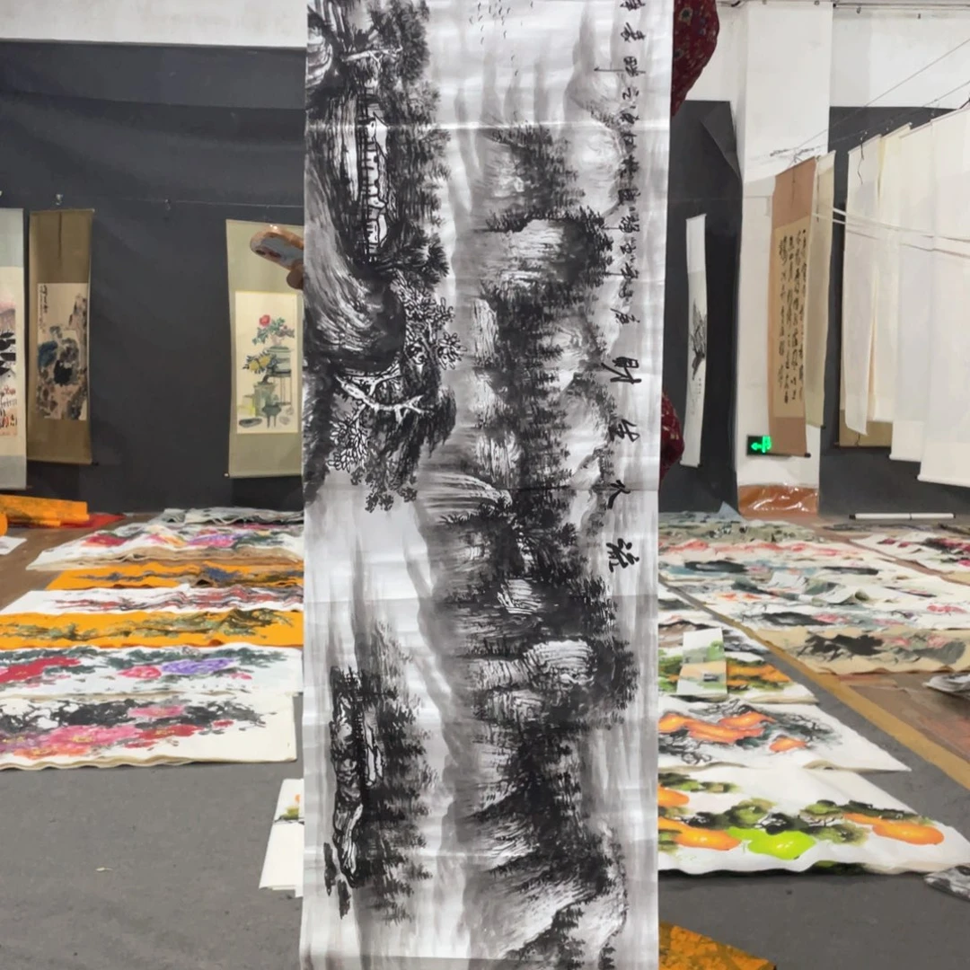 国画国画作品画心一张