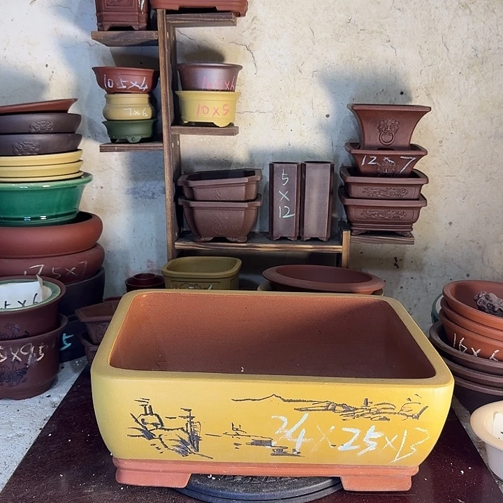 宜兴紫砂花盆手工制作