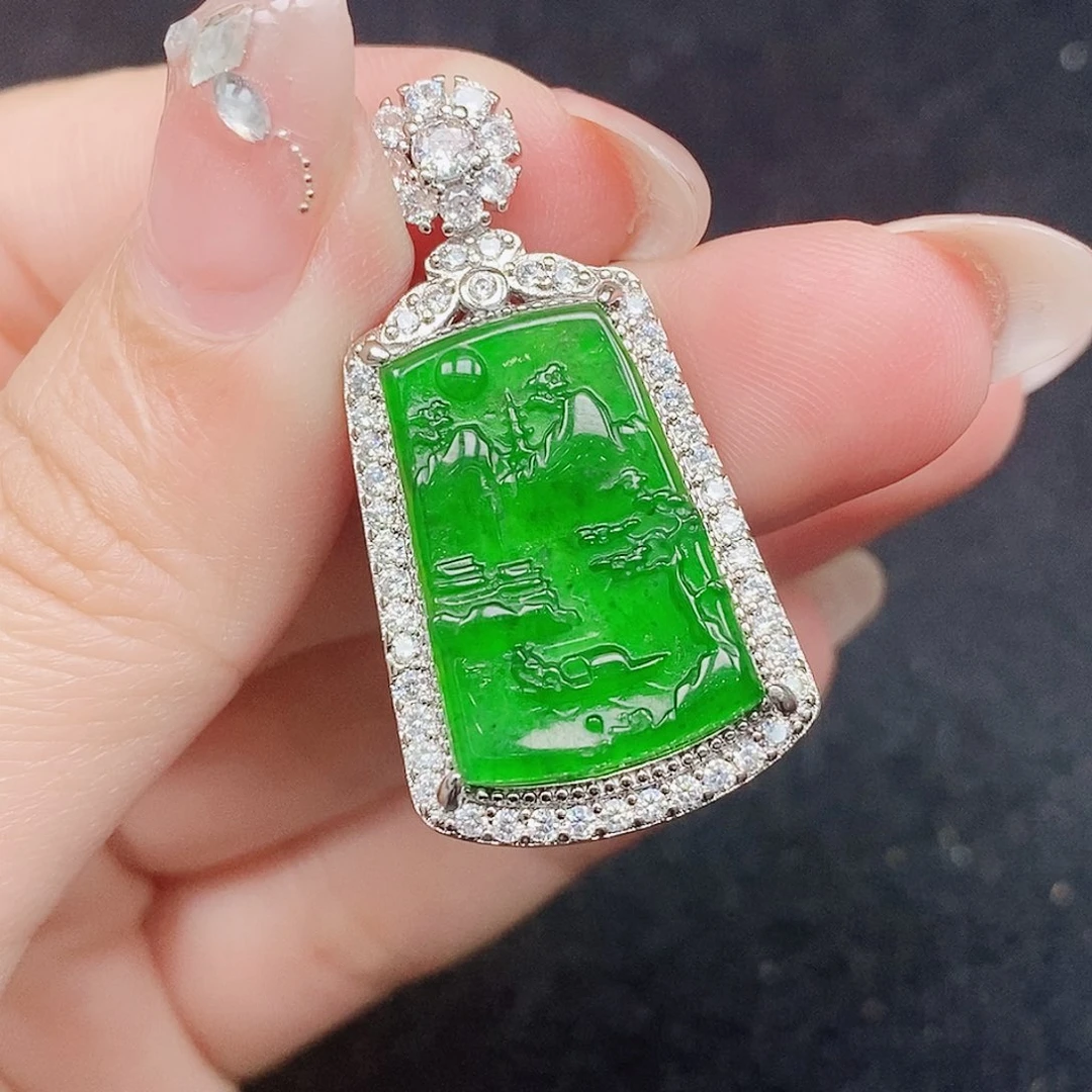 颈饰未镶嵌翡翠翡翠