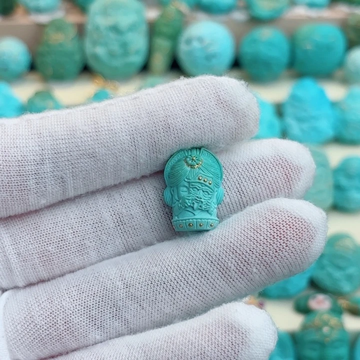 未镶嵌绿松石珠宝奇石