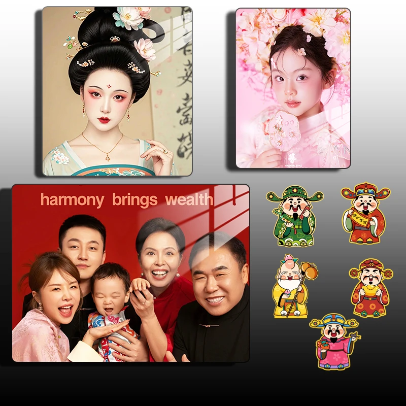 【粉丝福利=买一送三】相框摆台来图定制照片自拍照写真照全家福