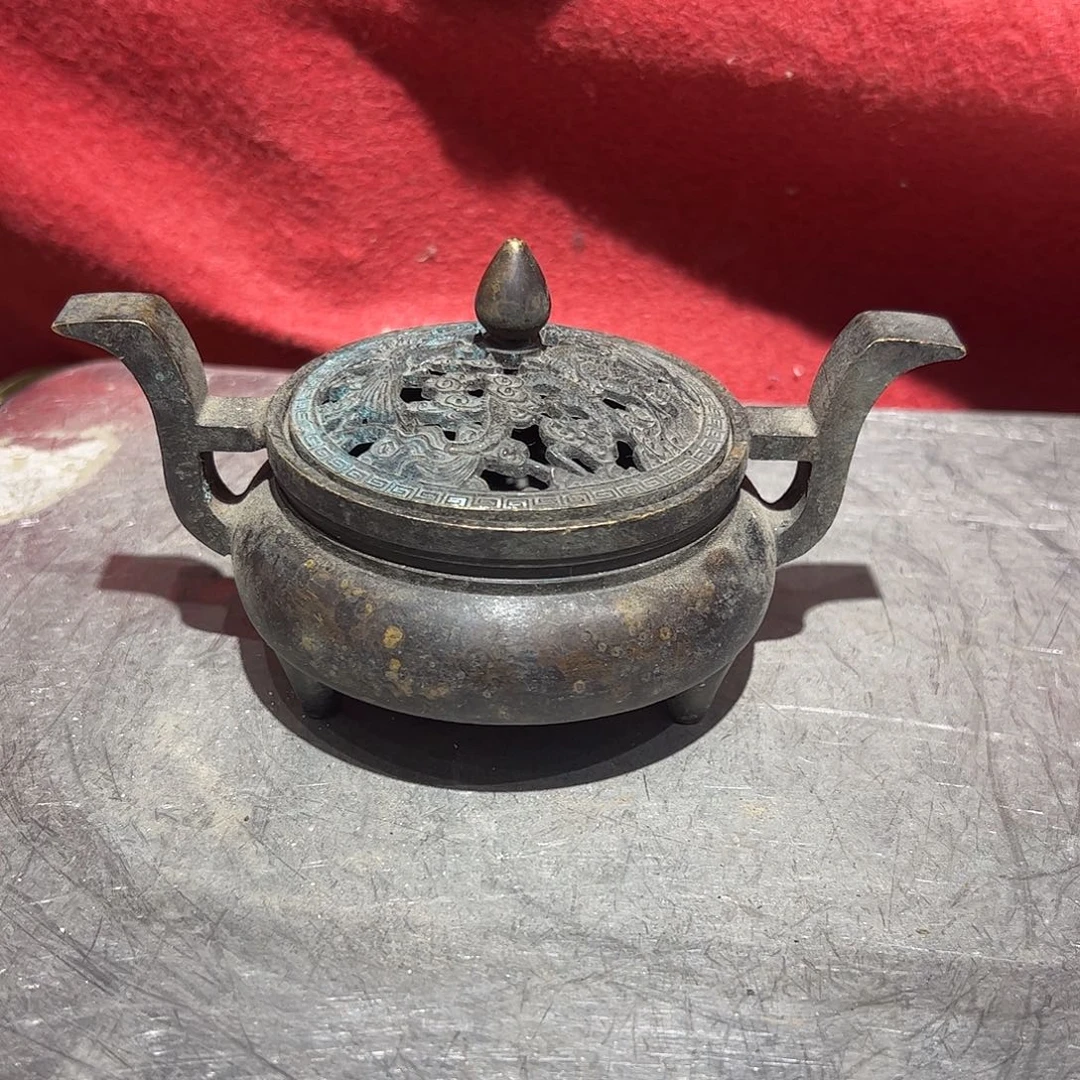 洋**意微瑕疵黄铜摆件工艺品