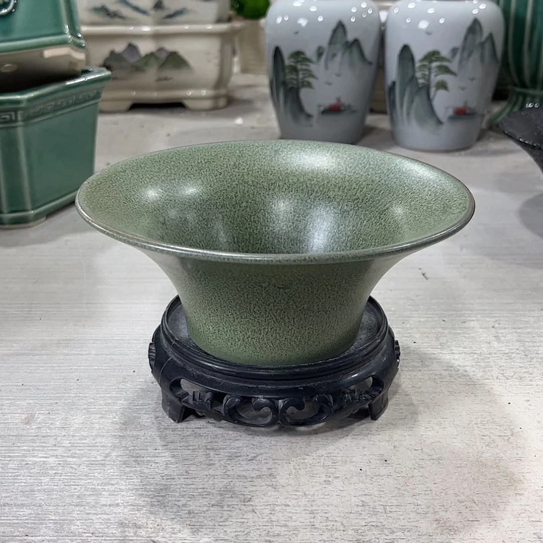 口径  16*6.5厘米陶瓷绿植多肉微瑕花盆