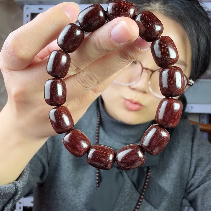 檀香紫檀（小叶紫檀）小叶紫檀小枣珠