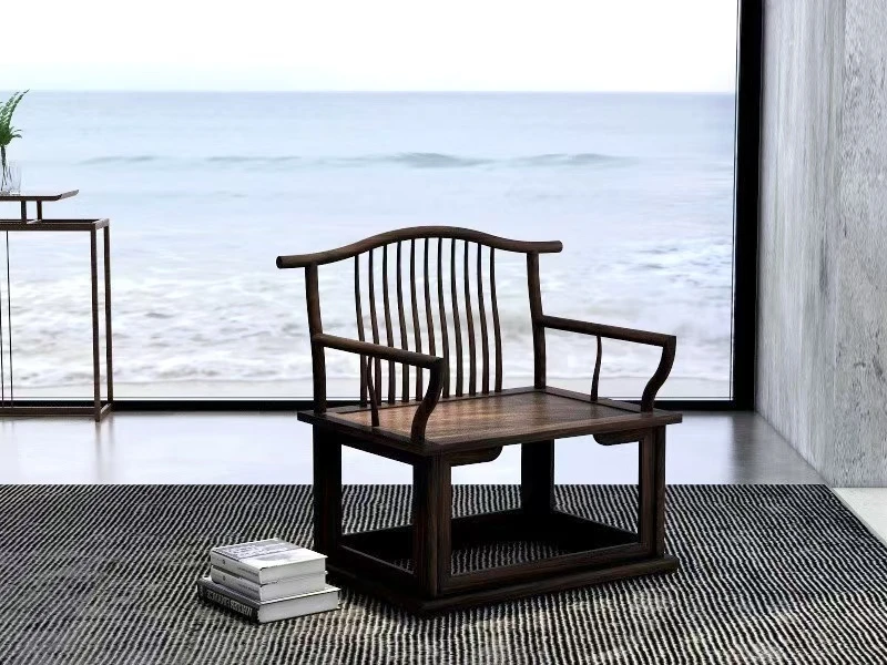 霸王全实木新中式打坐客厅家用简约桌椅阳台