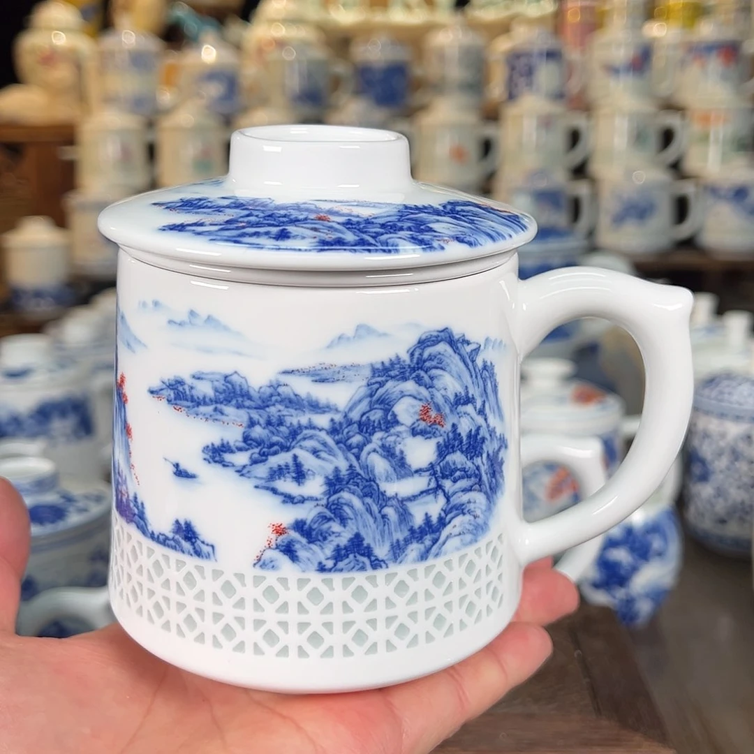 景德镇陶瓷高温办公杯