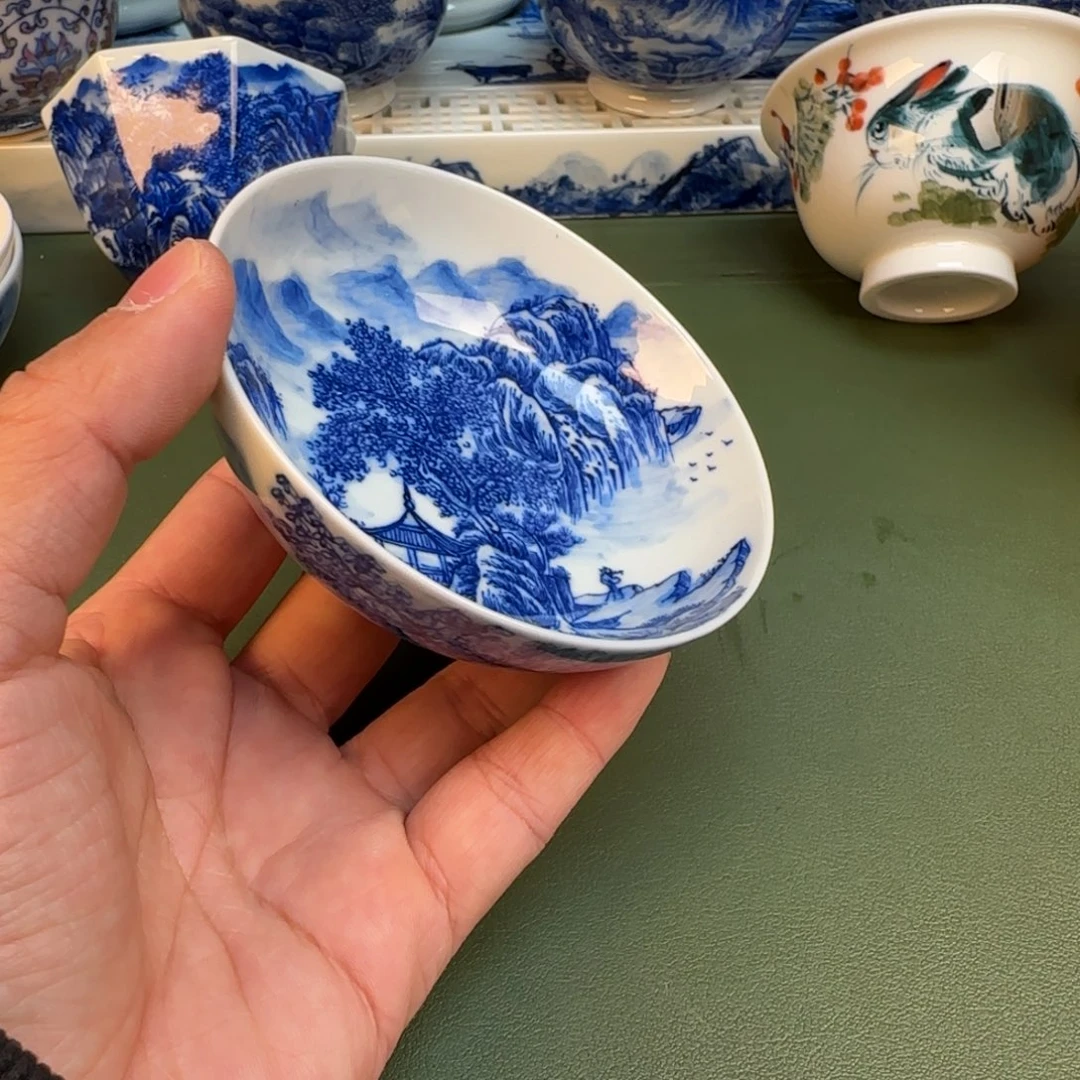 纯手工纯手绘茶具石头86