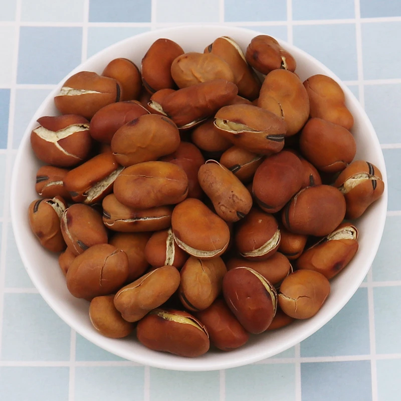 传统手工铁锅炒蚕豆微咸熟500g香脆休闲零食炒货特产胡豆干炒怀旧
