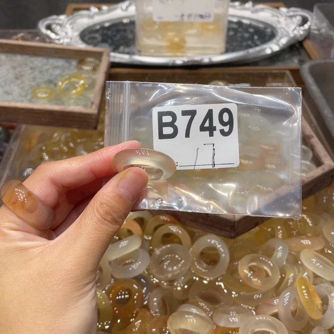 玛瑙/玉髓未镶嵌戒指749