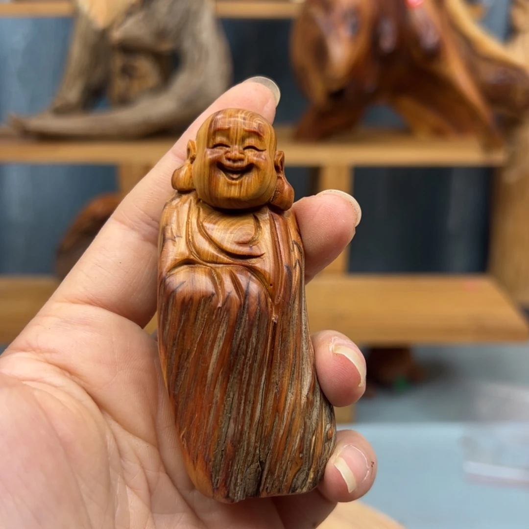 用***9柏木崖柏木摆件手把件