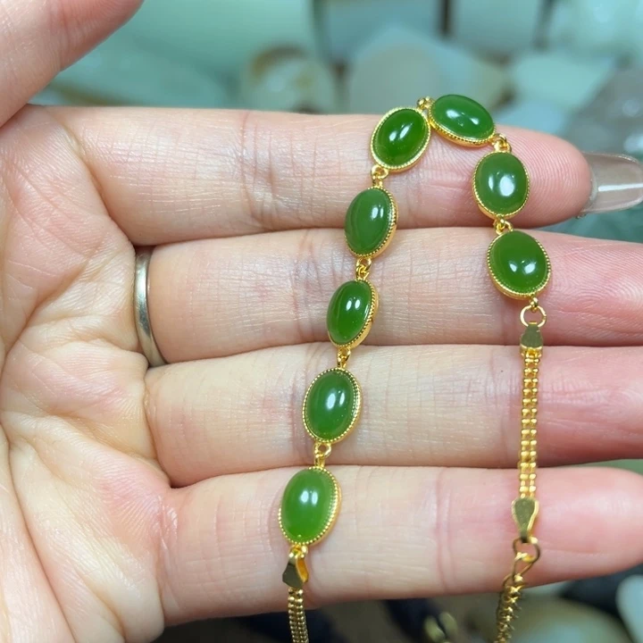 和田玉银S925镶嵌颈饰