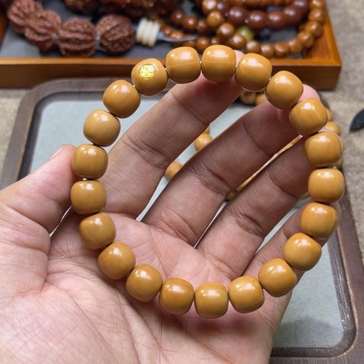 猴头核桃手串金标手工老型11➕mm真龙岩料全品