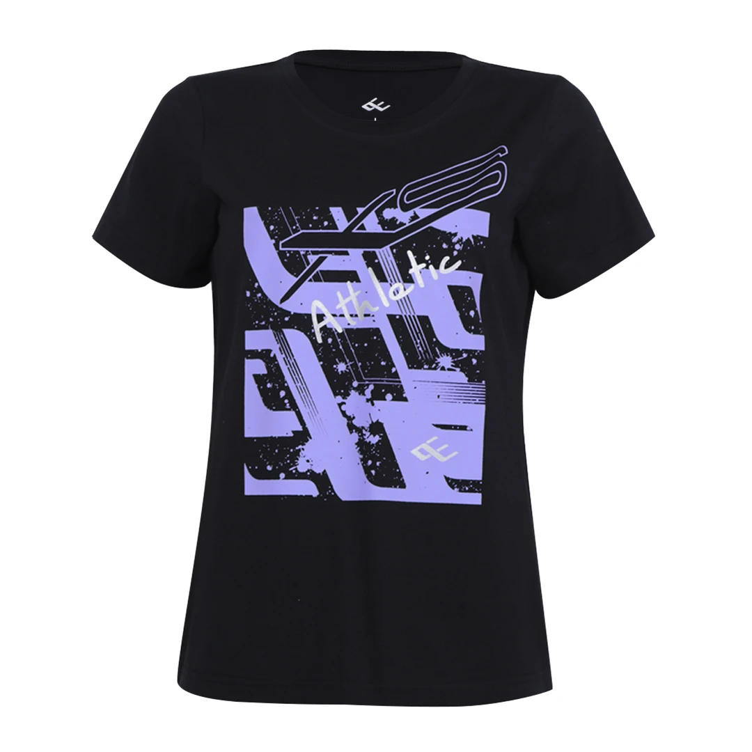 山东魏桥向尚运动女式T恤5403黑5404白