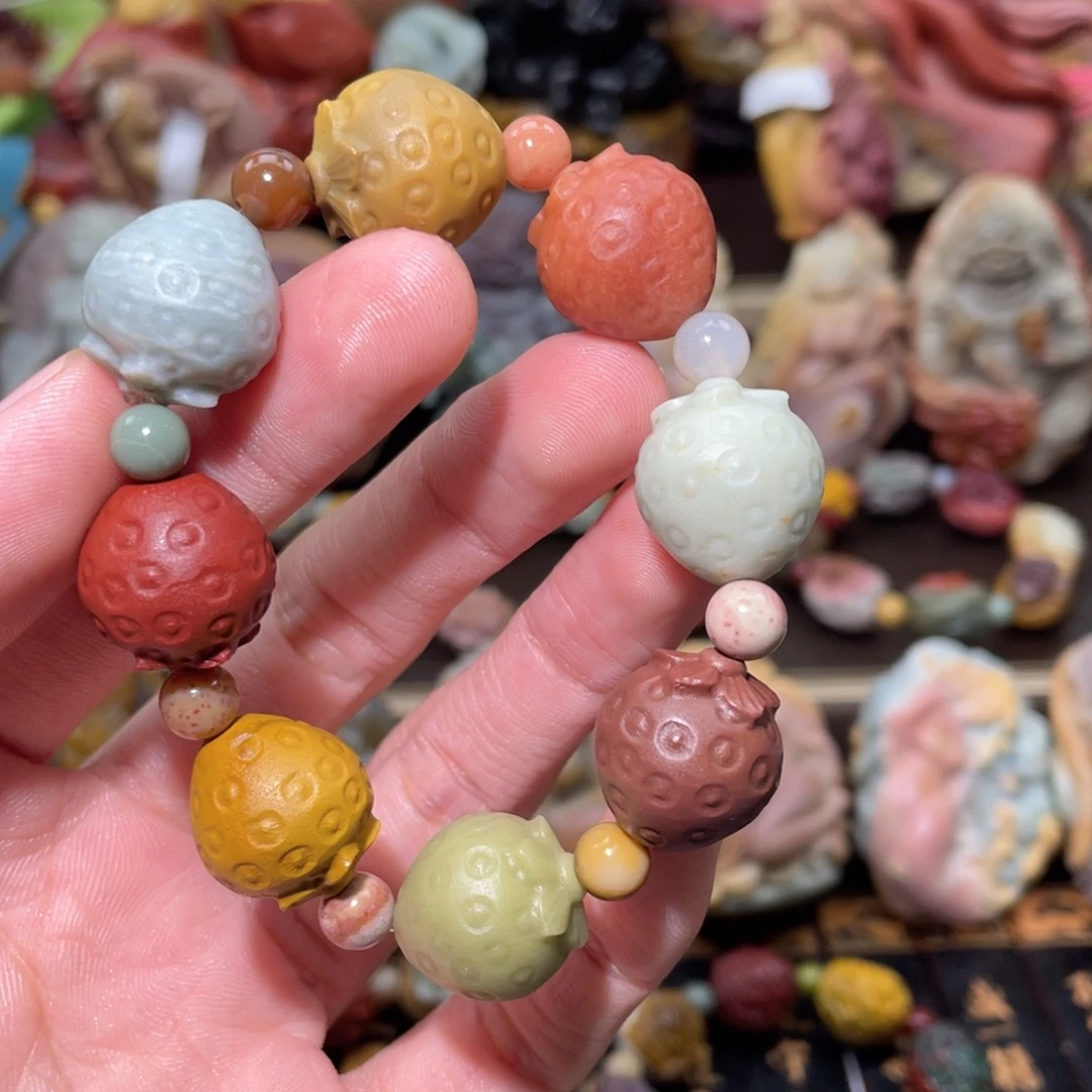 石英质玉未镶嵌手链