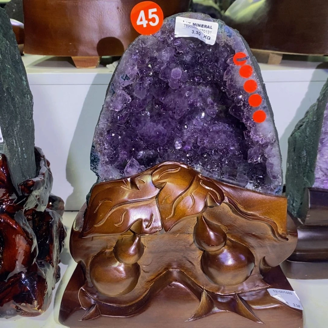 未镶嵌大型摆件（非配饰）紫晶