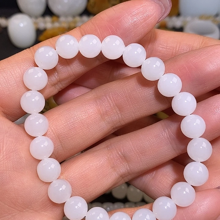 和田玉未镶嵌手链