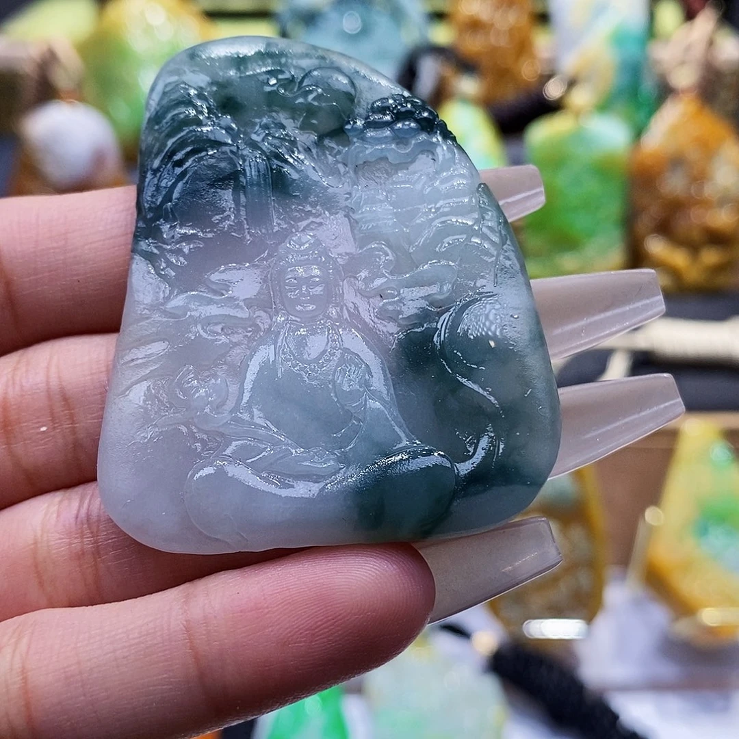 定制翡翠未镶嵌翡翠A货