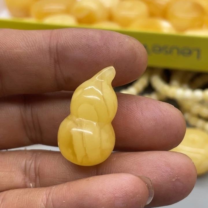 琥珀未镶嵌裸石葫芦