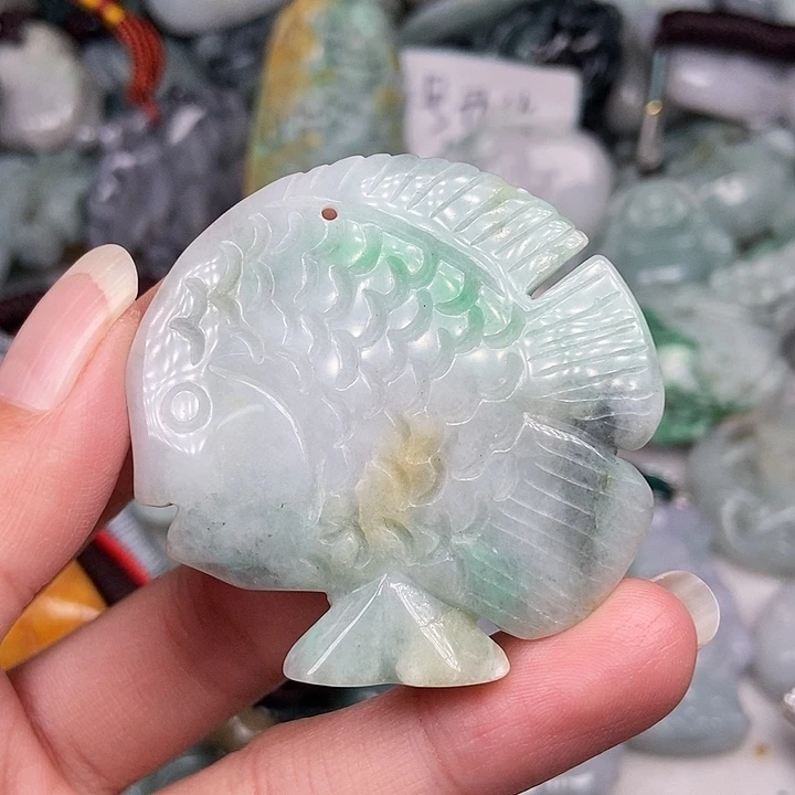颈饰未镶嵌翡翠翡翠
