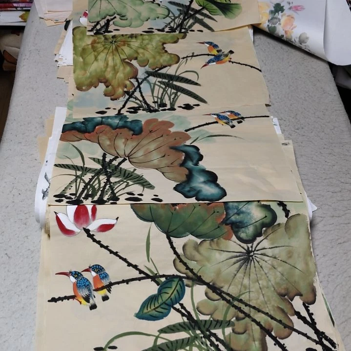 独***往国画国画花鸟花鸟花鸟