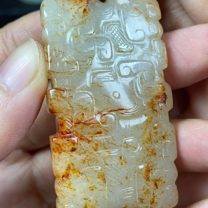 未镶嵌和田玉挂件指****柔