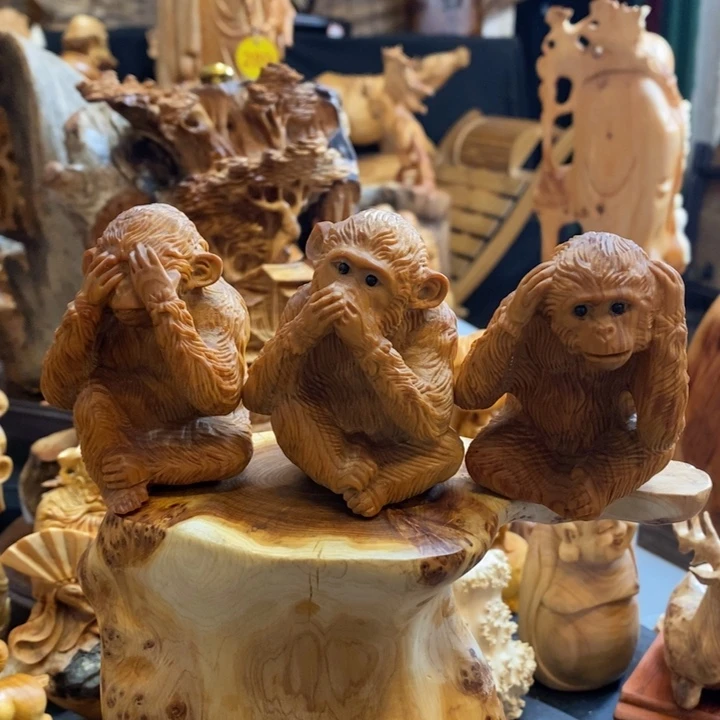 柏木老***觉工艺品摆件制作工艺