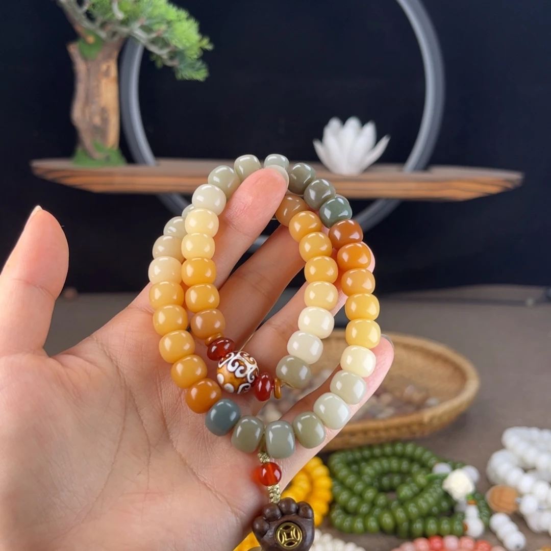 白玉菩提吊坠菩提