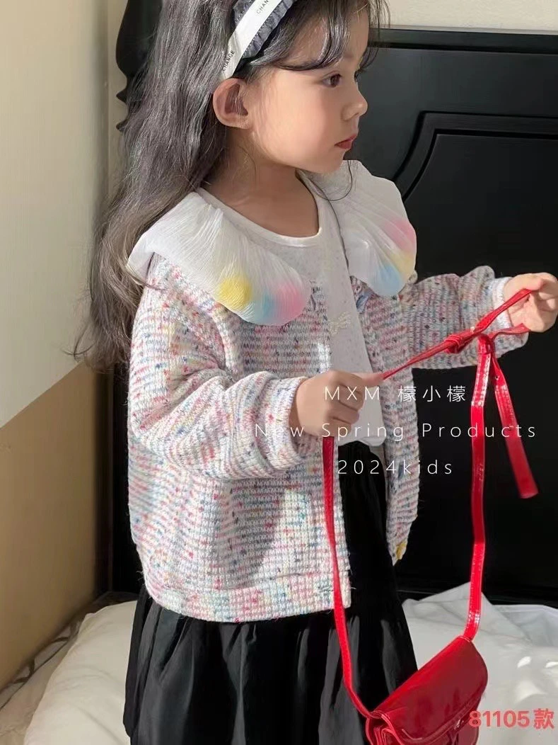 檬小檬春季普通外套春秋秋装小童韩版时髦外套