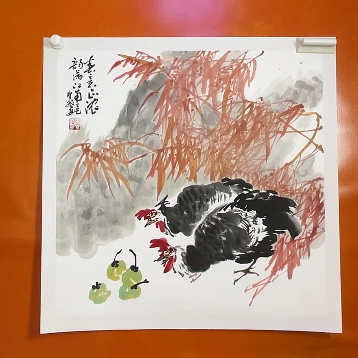 国画张圣敏先生纯手绘作品