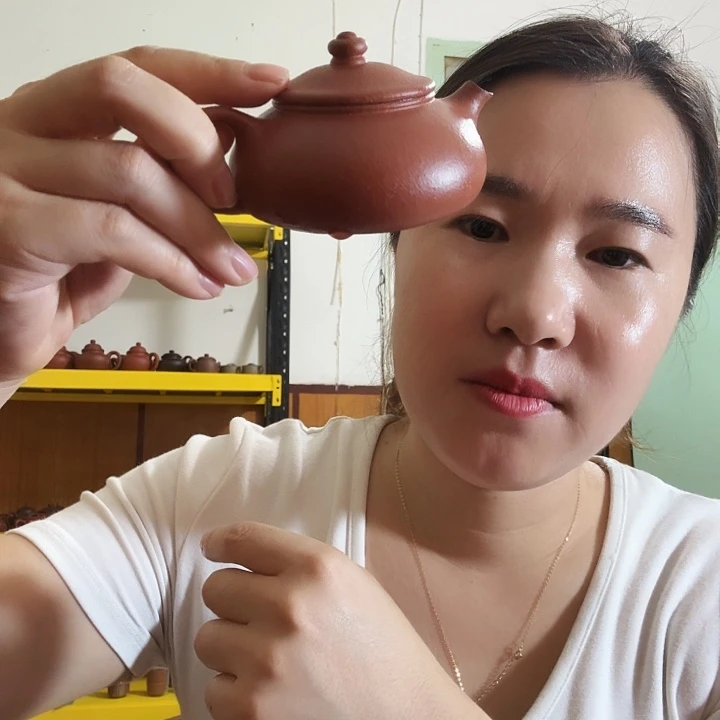 紫砂茶壶原矿半手工降坡寒江150cc