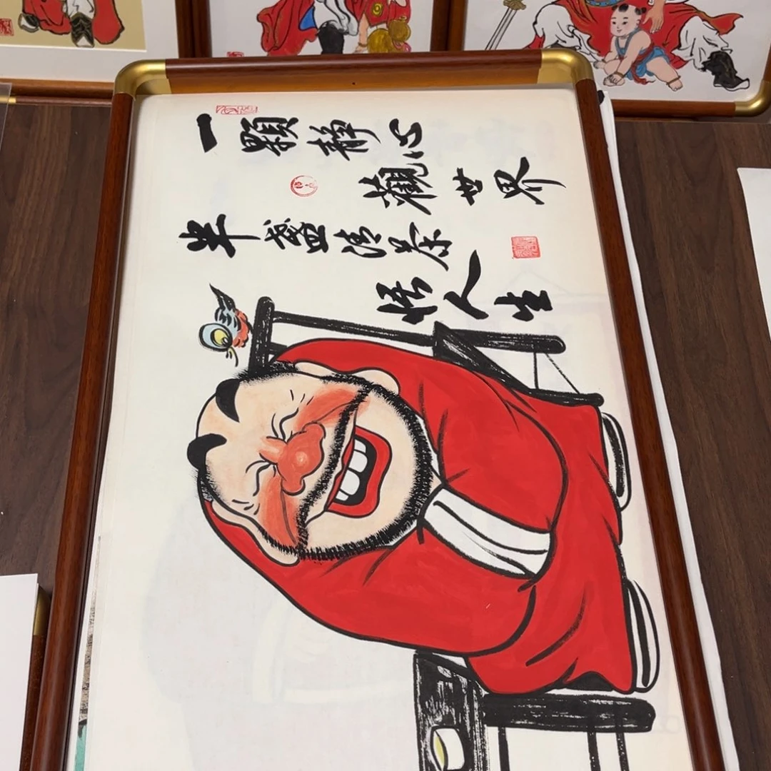 国画纯手绘禅意画作品