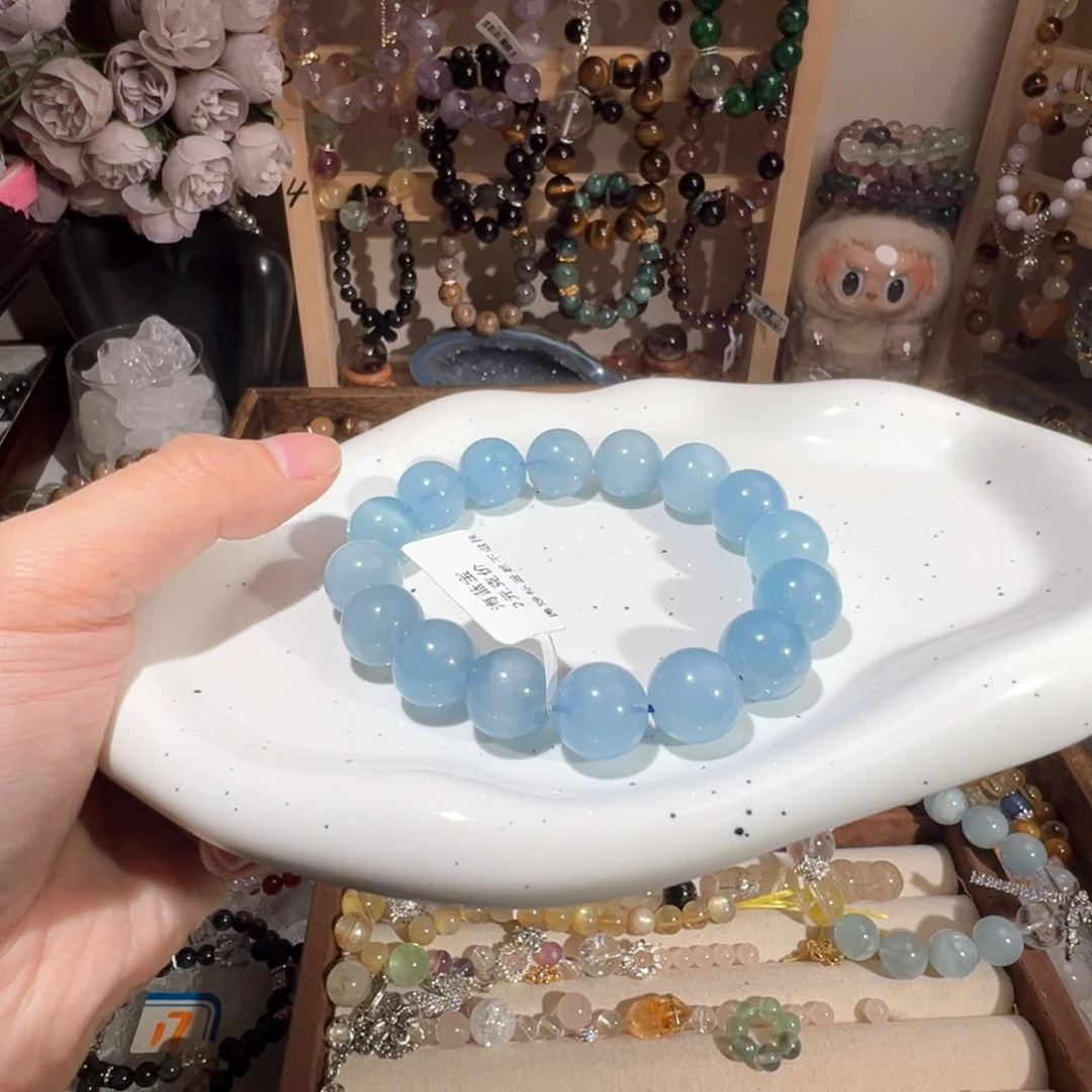 水晶手绳未镶嵌海蓝宝