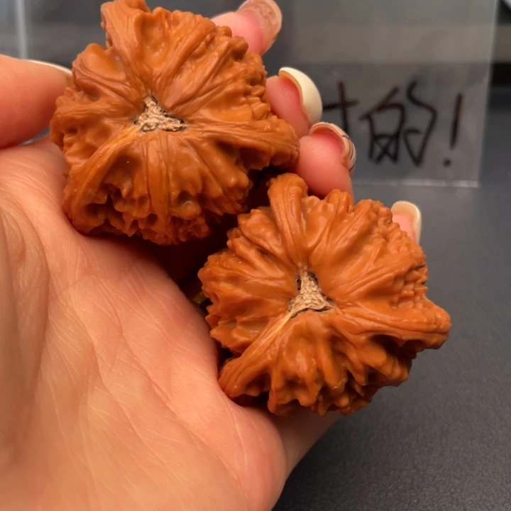 你***好文玩核桃吊坠白狮子