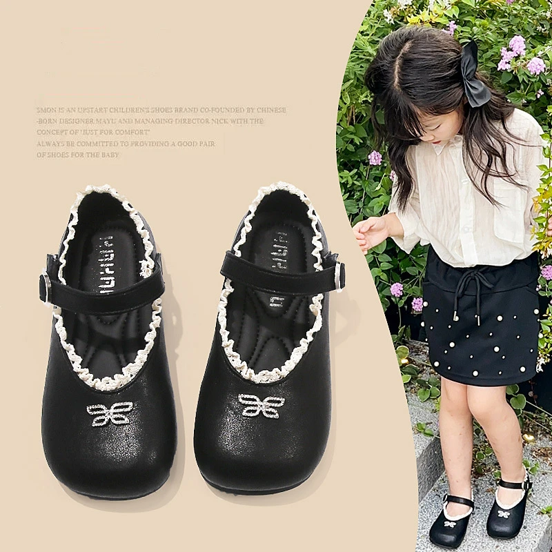 春秋软底公主鞋中大童小女孩秋季儿童鞋学生玛丽珍鞋2025新款法式