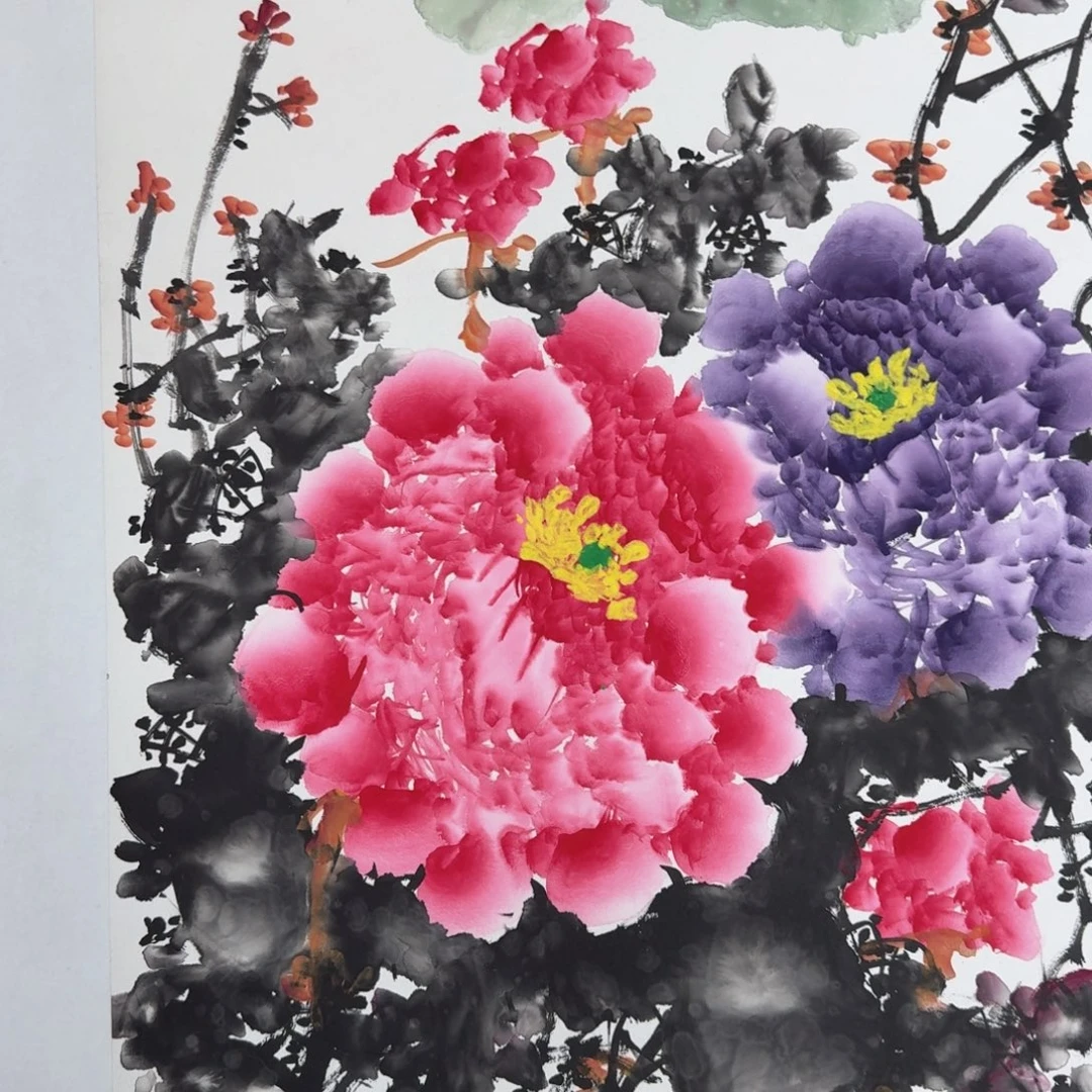 国画国画作品山水花鸟纯手绘