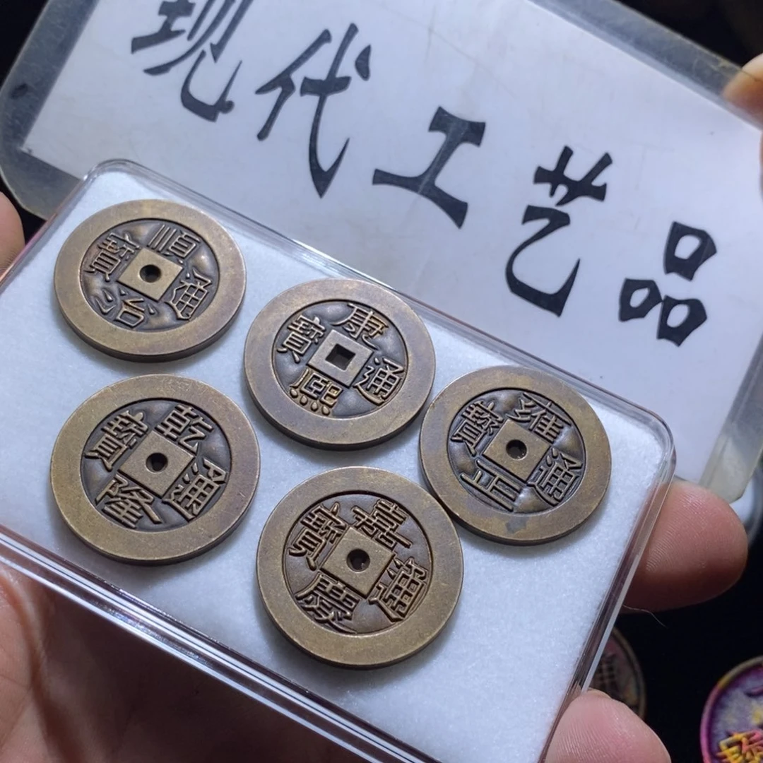 铜工艺品雕母五帝