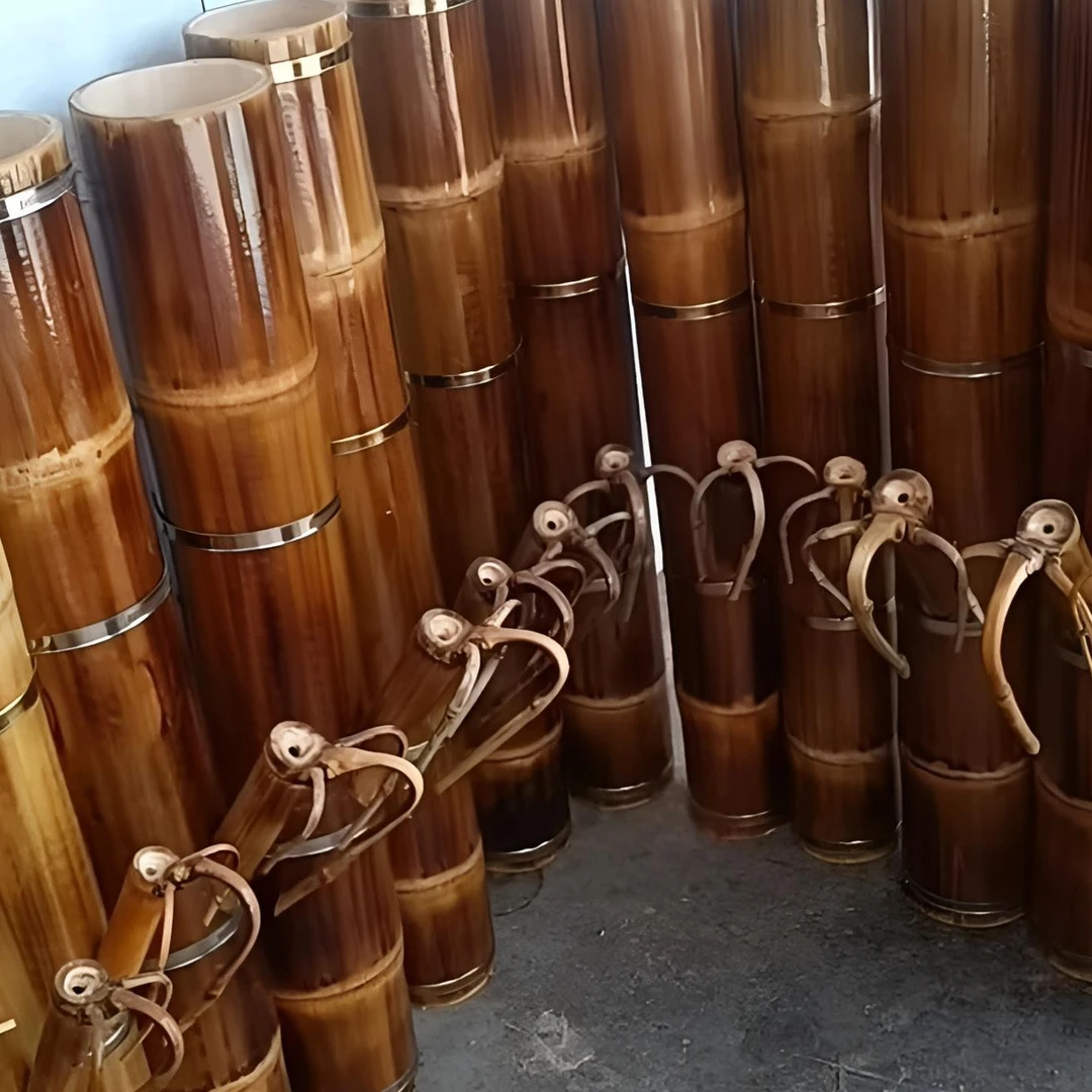 竹子工艺过滤烟斗烟筒广东湛江茂名特产烟具汉服小背篓